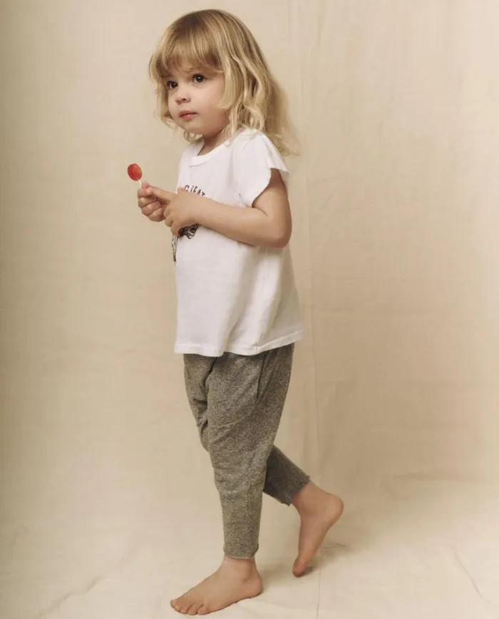Tshirts Little039s The Great The Little Boxy Crew True White With Bronco Graphic
