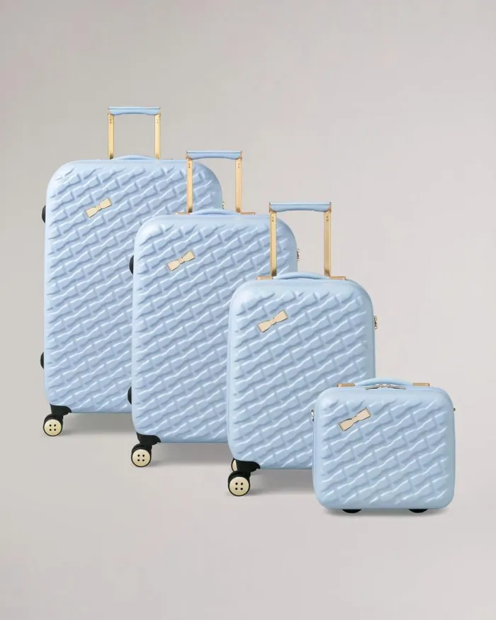 TBW0304 Bow Detail Vanity Case Pale Blue Women Ted Baker Bags