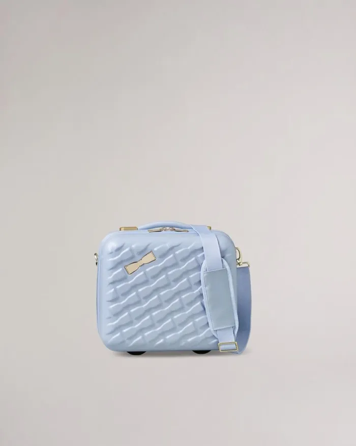 TBW0304 Bow Detail Vanity Case Pale Blue Women Ted Baker Bags TBW0304 Bow Detail Vanity Case Pale Blue Women Ted Baker Bags