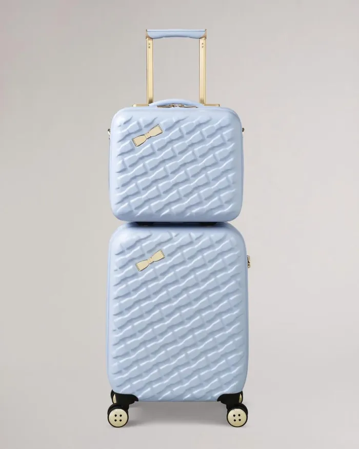 TBW0304 Bow Detail Vanity Case Pale Blue Women Ted Baker Bags TBW0304 Bow Detail Vanity Case Pale Blue Women Ted Baker Bags