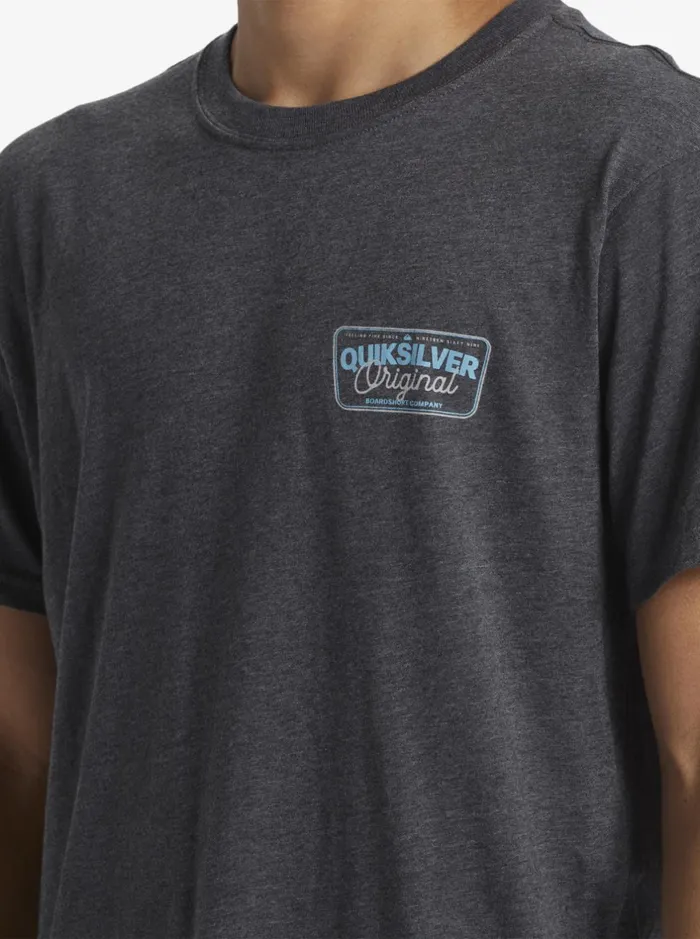 Tees Men Quiksilver Adrenaline Spike Mod TShirt Charcoal Heather Tees Men Quiksilver Adrenaline Spike Mod TShirt Charcoal Heather