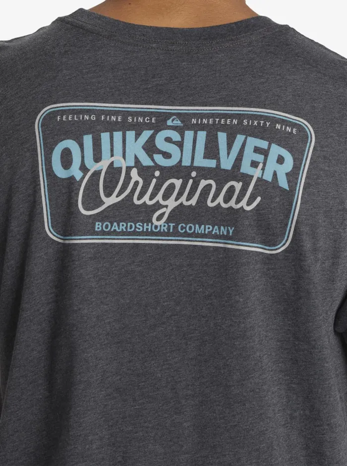 Tees Men Quiksilver Adrenaline Spike Mod TShirt Charcoal Heather Tees Men Quiksilver Adrenaline Spike Mod TShirt Charcoal Heather