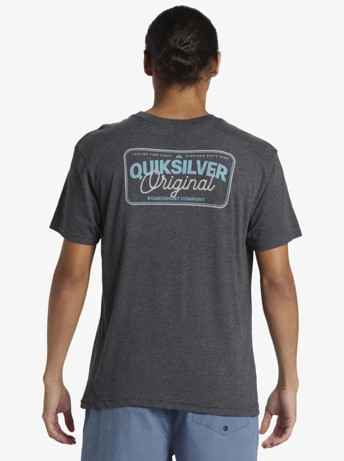 Tees Men Quiksilver Adrenaline Spike Mod TShirt Charcoal Heather Tees Men Quiksilver Adrenaline Spike Mod TShirt Charcoal Heather