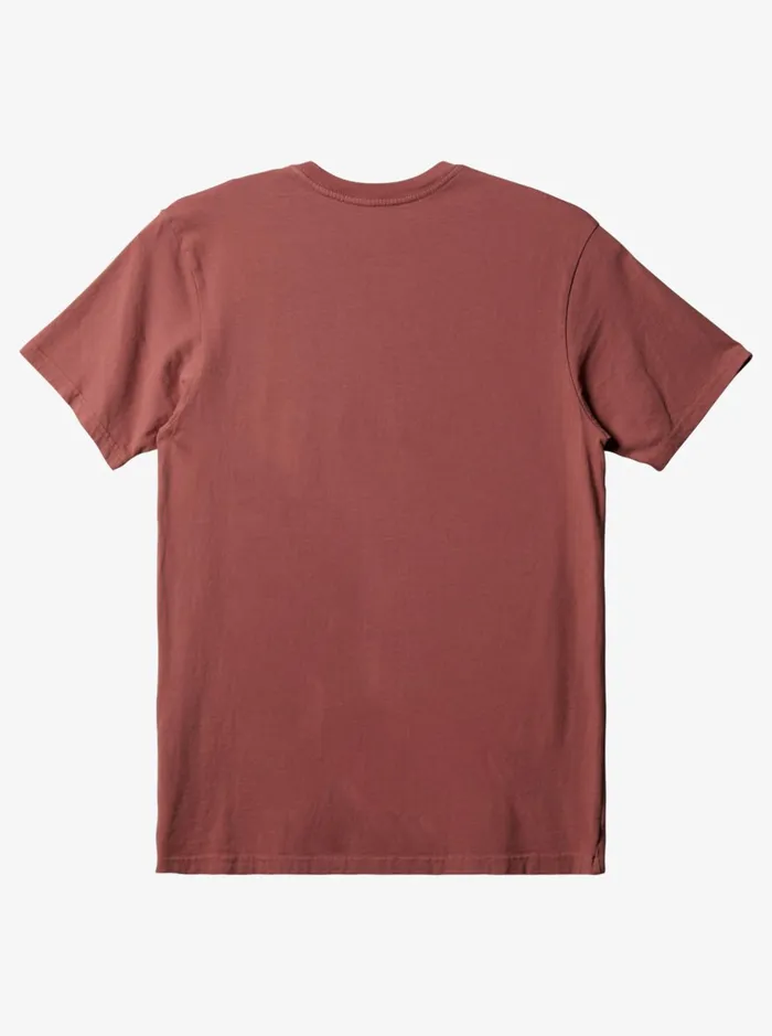 Tees Men Quiksilver Everyday Pocket TShirt Marsala Tees Men Quiksilver Everyday Pocket TShirt Marsala