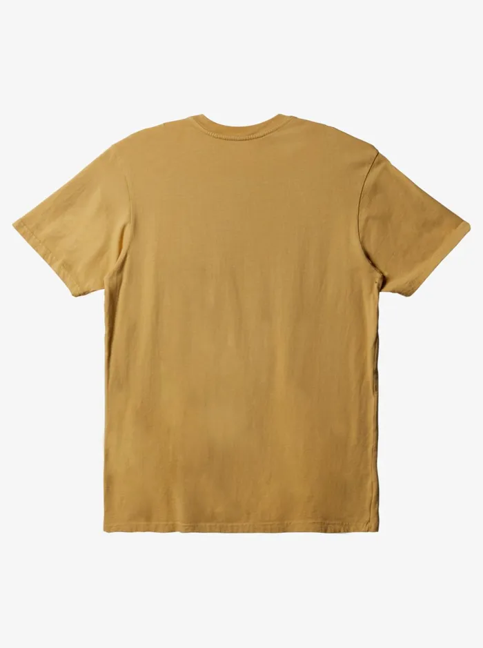 Tees Men Quiksilver Everyday Pocket TShirt Ochre Tees Men Quiksilver Everyday Pocket TShirt Ochre