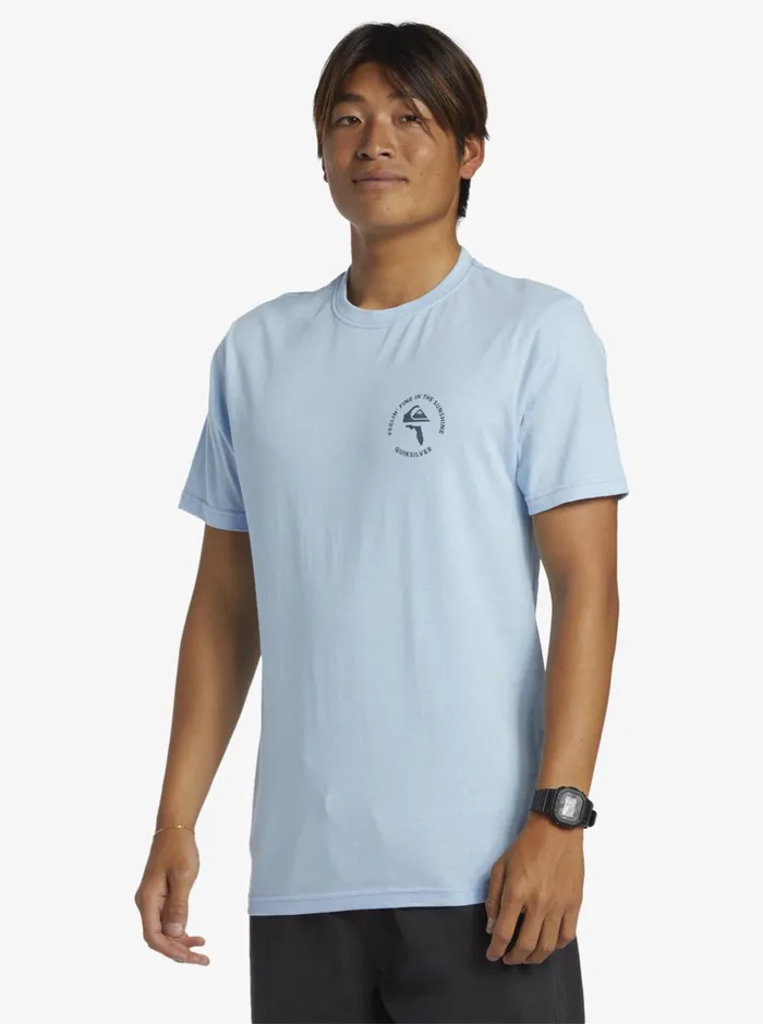 Tees Men Quiksilver Fl In The Sunshine TShirt Clear Sky Tees Men Quiksilver Fl In The Sunshine TShirt Clear Sky