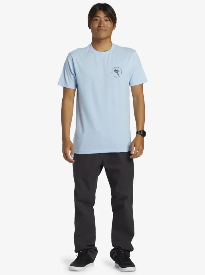 Tees Men Quiksilver Fl In The Sunshine TShirt Clear Sky Tees Men Quiksilver Fl In The Sunshine TShirt Clear Sky