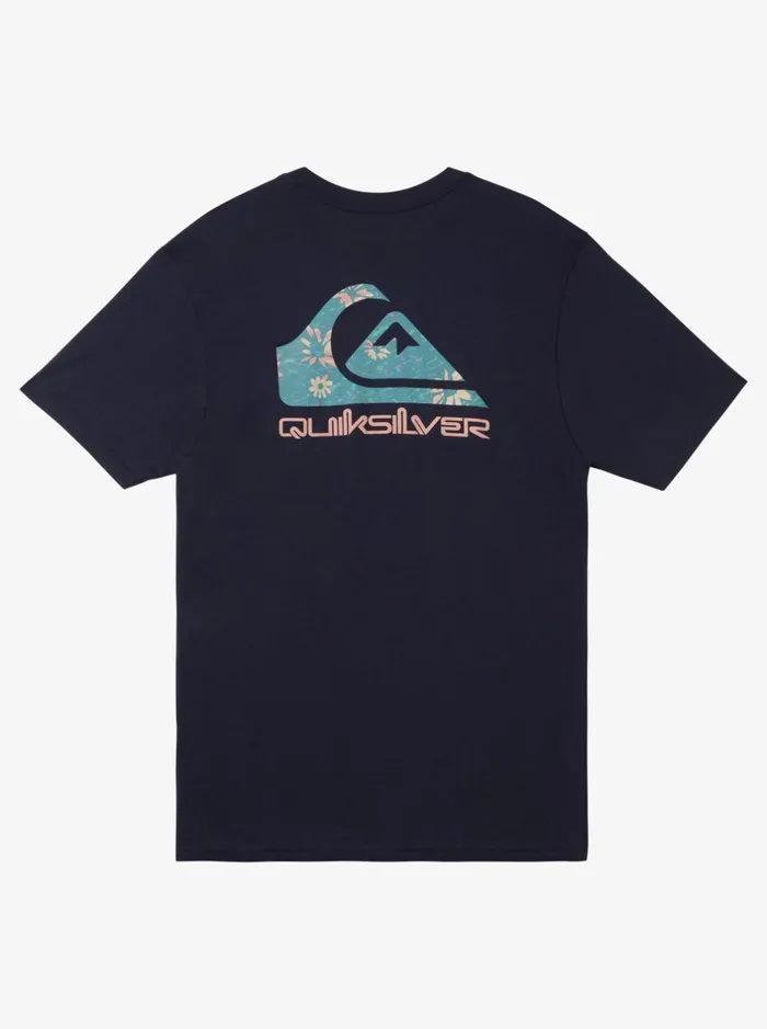 Tees Men Quiksilver Funky Filler TShirt Navy Blazer Tees Men Quiksilver Funky Filler TShirt Navy Blazer