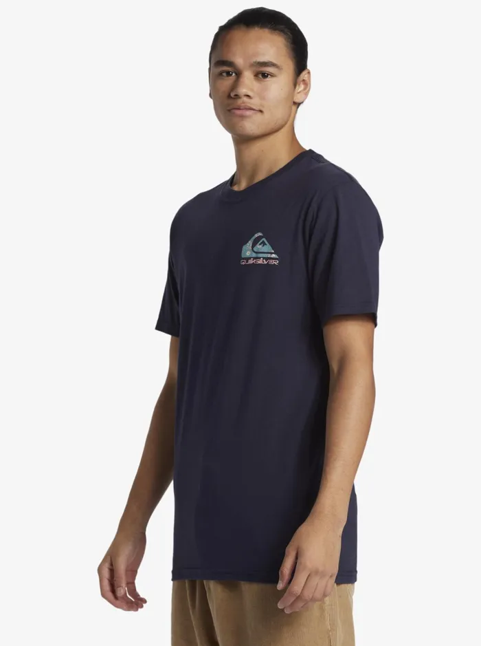 Tees Men Quiksilver Funky Filler TShirt Navy Blazer Tees Men Quiksilver Funky Filler TShirt Navy Blazer