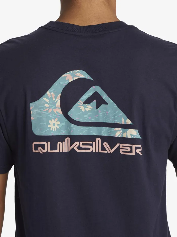 Tees Men Quiksilver Funky Filler TShirt Navy Blazer Tees Men Quiksilver Funky Filler TShirt Navy Blazer