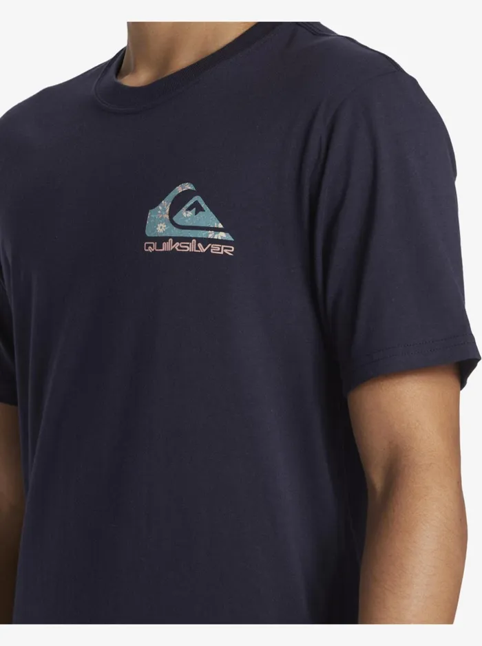 Tees Men Quiksilver Funky Filler TShirt Navy Blazer Tees Men Quiksilver Funky Filler TShirt Navy Blazer