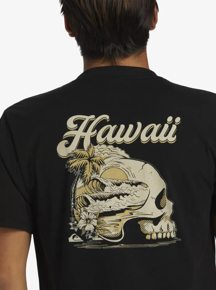 Tees Men Quiksilver Hi Water On The Brain TShirt Black Tees Men Quiksilver Hi Water On The Brain TShirt Black