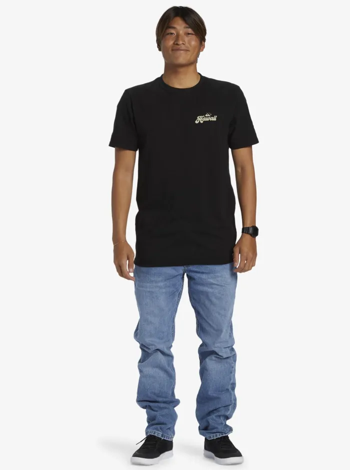 Tees Men Quiksilver Hi Water On The Brain TShirt Black Tees Men Quiksilver Hi Water On The Brain TShirt Black