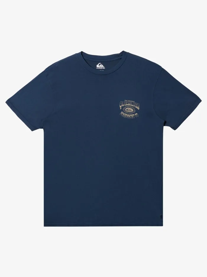 Tees Men Quiksilver Highlight Reel TShirt Midnight Navy
