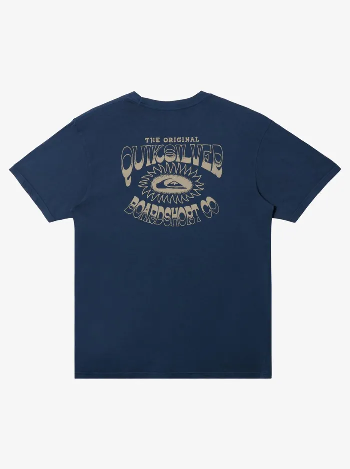 Tees Men Quiksilver Highlight Reel TShirt Midnight Navy Tees Men Quiksilver Highlight Reel TShirt Midnight Navy