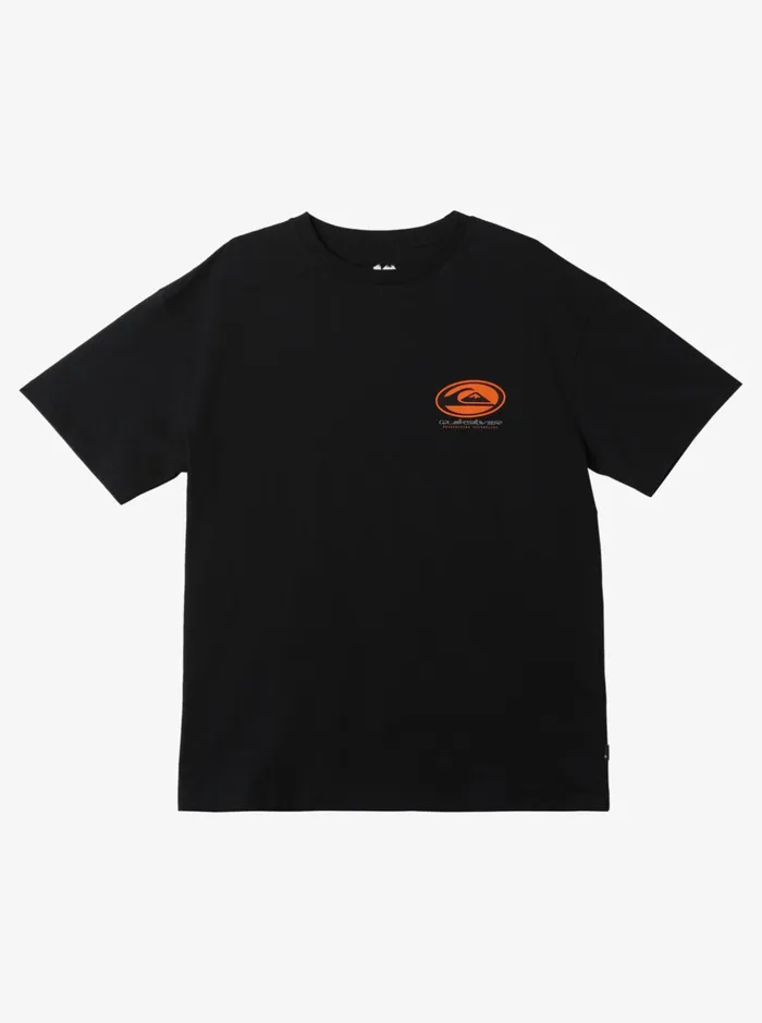 Tees Men Quiksilver Honeycomb Short Sleeve Stn TShirt Black