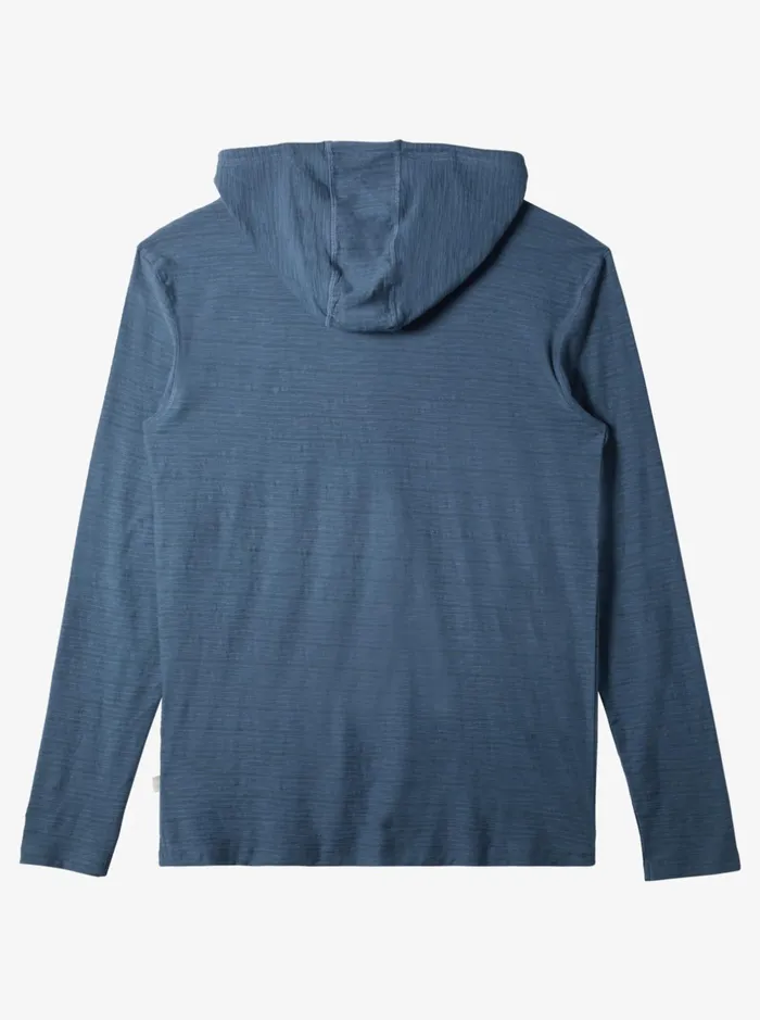 Tees Men Quiksilver Kentin Long Sleeves Hooded TShirt Kentin Bering Sea Tees Men Quiksilver Kentin Long Sleeves Hooded TShirt Kentin Bering Sea