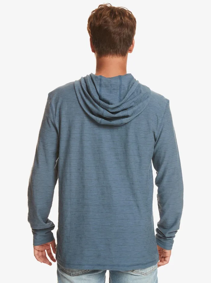 Tees Men Quiksilver Kentin Long Sleeves Hooded TShirt Kentin Bering Sea Tees Men Quiksilver Kentin Long Sleeves Hooded TShirt Kentin Bering Sea