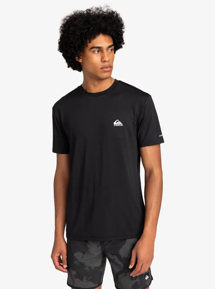 Tees Men Quiksilver Lap Time TShirt True Black Tees Men Quiksilver Lap Time TShirt True Black