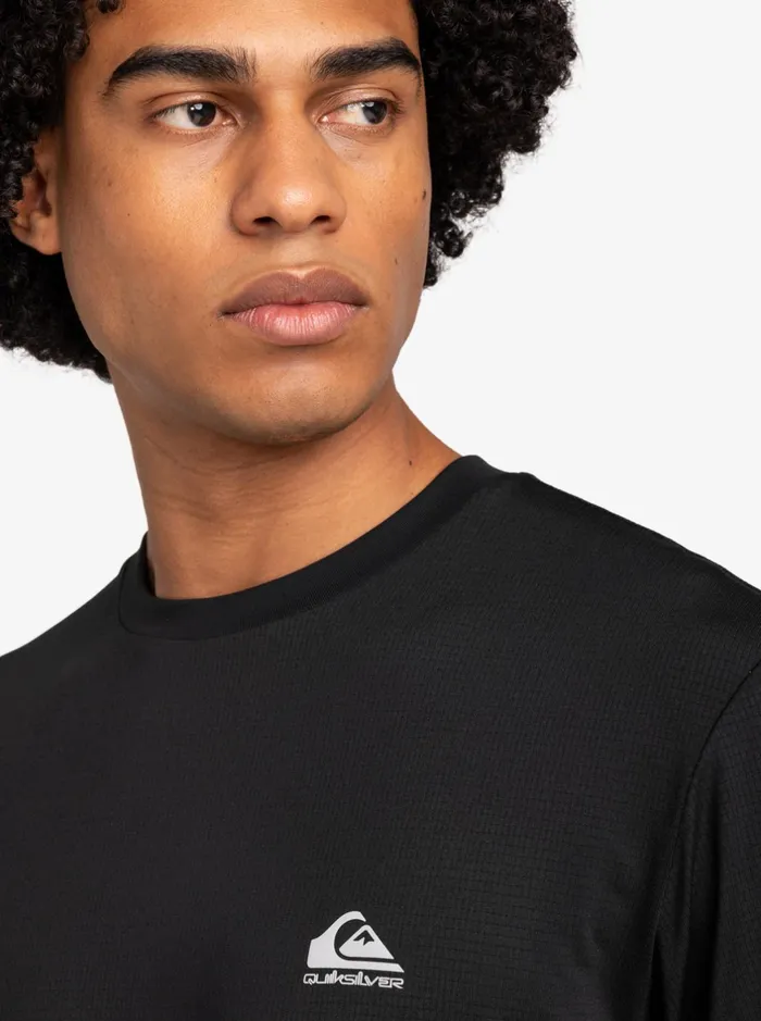 Tees Men Quiksilver Lap Time TShirt True Black Tees Men Quiksilver Lap Time TShirt True Black