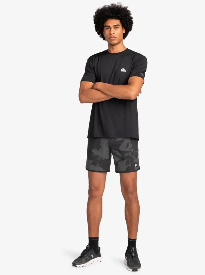 Tees Men Quiksilver Lap Time TShirt True Black Tees Men Quiksilver Lap Time TShirt True Black