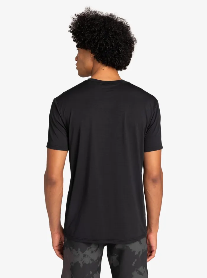 Tees Men Quiksilver Lap Time TShirt True Black Tees Men Quiksilver Lap Time TShirt True Black