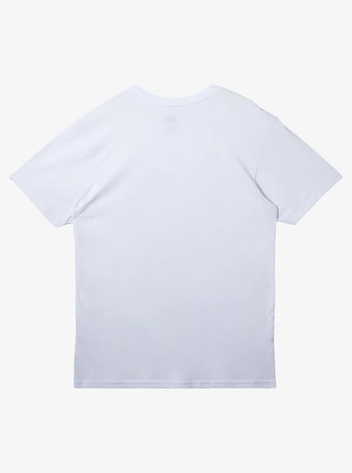 Tees Men Quiksilver Level Up TShirt White Tees Men Quiksilver Level Up TShirt White