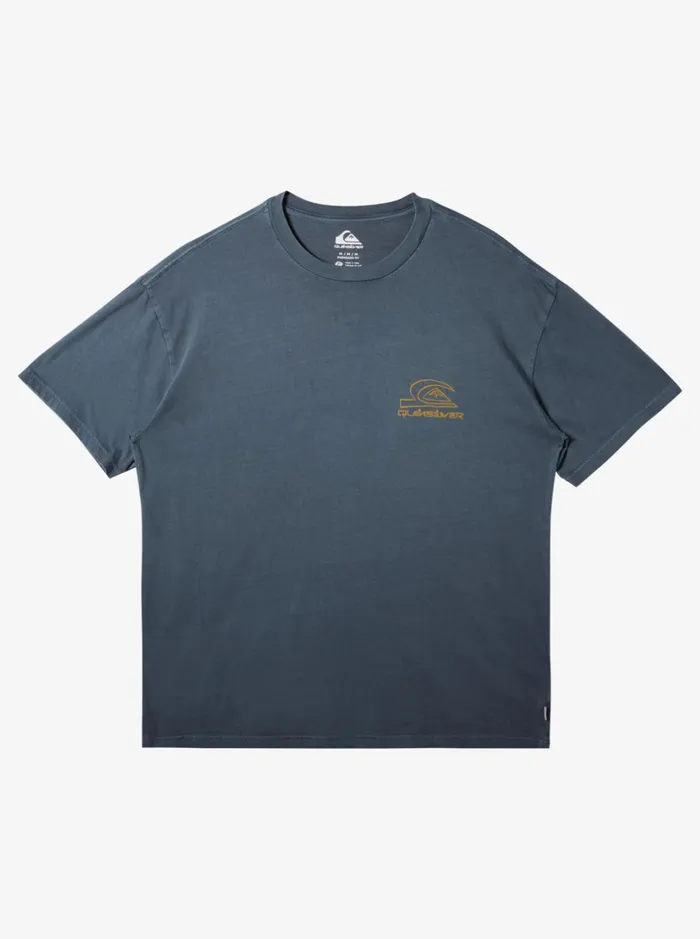Tees Men Quiksilver Natural Vibe TShirt Dark Slate
