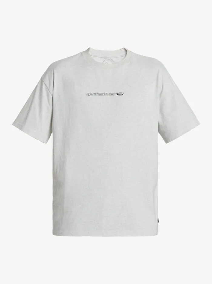 Tees Men Quiksilver New Instinct Short Sleeve Stn TShirt Snow Heather Tees Men Quiksilver New Instinct Short Sleeve Stn TShirt Snow Heather