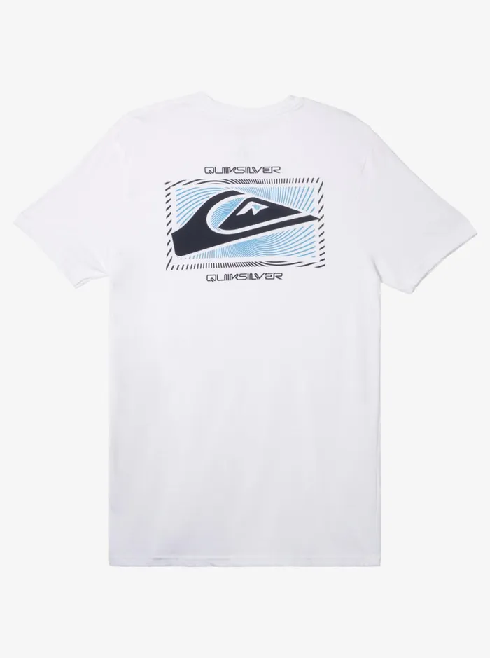 Tees Men Quiksilver Quik Moves TShirt White Tees Men Quiksilver Quik Moves TShirt White