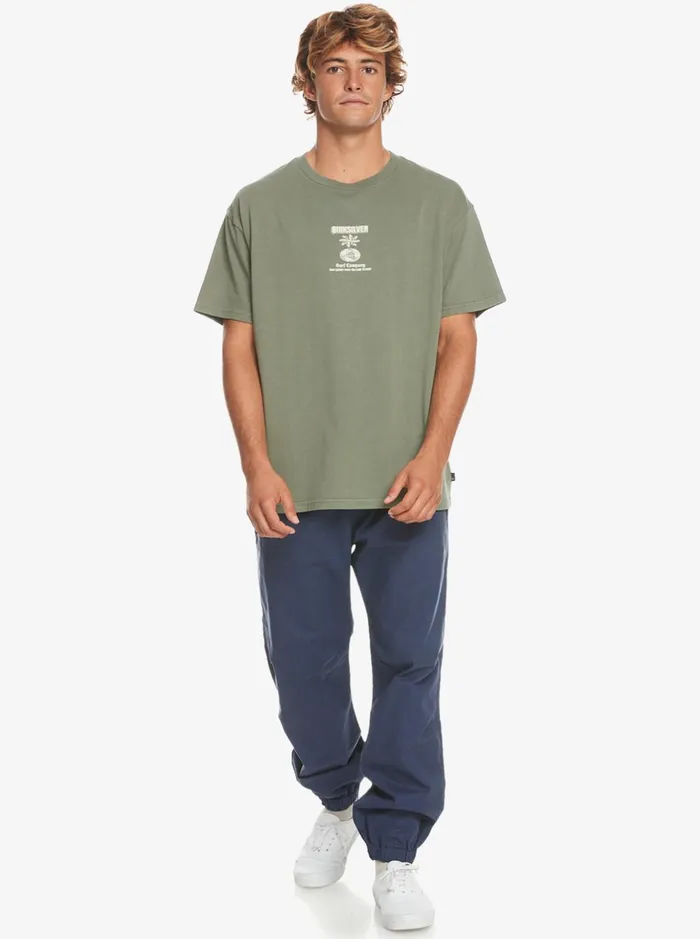 Tees Men Quiksilver Quik Ways TShirt Laurel Wreath Tees Men Quiksilver Quik Ways TShirt Laurel Wreath