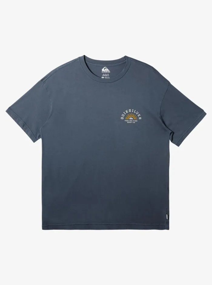 Tees Men Quiksilver State Of Mind TShirt Dark Slate