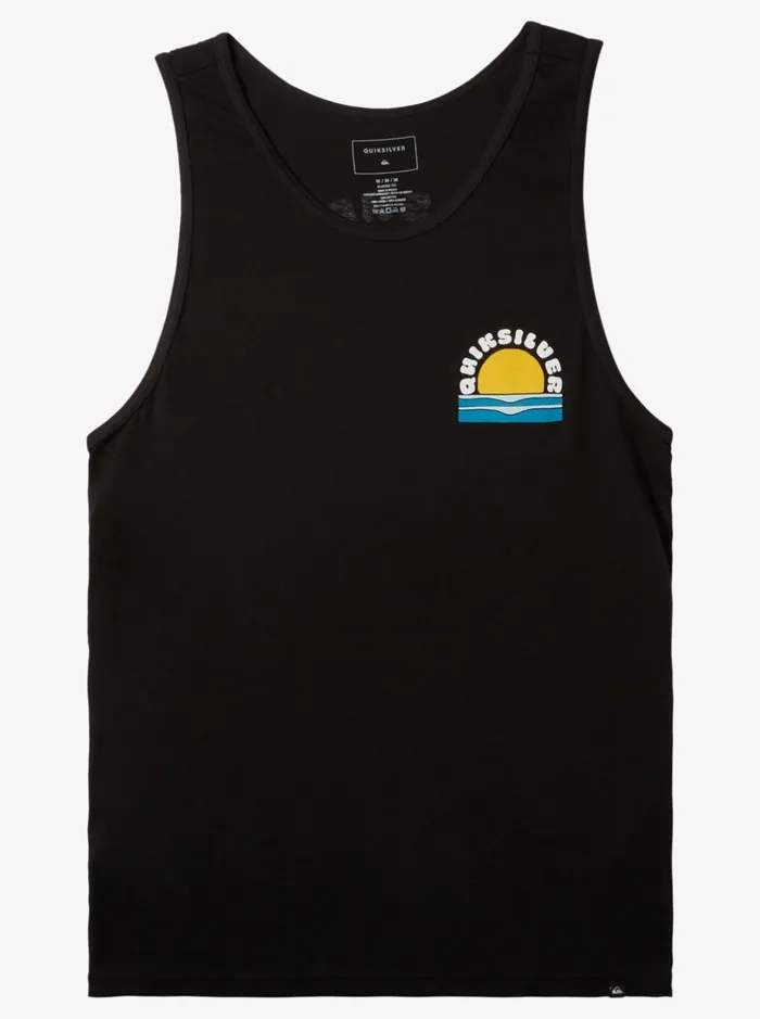 Tees Men Quiksilver Sunset Dreams Tank Top Black