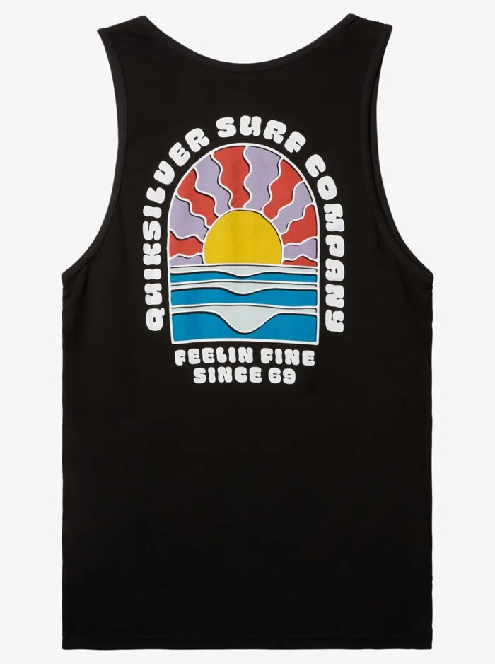 Tees Men Quiksilver Sunset Dreams Tank Top Black Tees Men Quiksilver Sunset Dreams Tank Top Black
