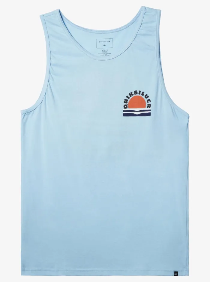 Tees Men Quiksilver Sunset Dreams Tank Top Clear Sky