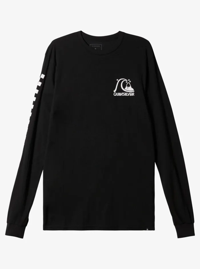 Tees Men Quiksilver The Original Long Sleeve TShirt Black