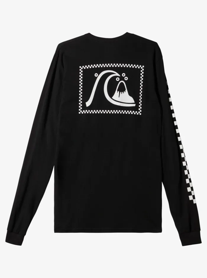 Tees Men Quiksilver The Original Long Sleeve TShirt Black Tees Men Quiksilver The Original Long Sleeve TShirt Black