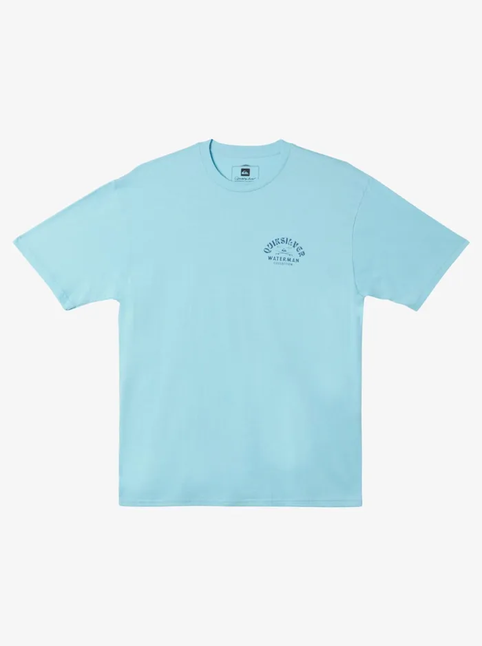 Tees Men Quiksilver Waterman Deep Waters QtShirt Gulf Stream