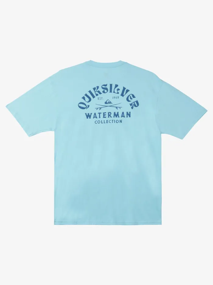 Tees Men Quiksilver Waterman Deep Waters QtShirt Gulf Stream Tees Men Quiksilver Waterman Deep Waters QtShirt Gulf Stream