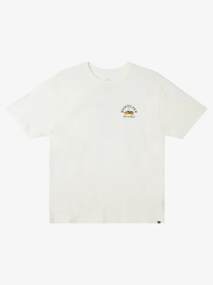 Tees Men Quiksilver Waterman Open Air QtShirt Snow White