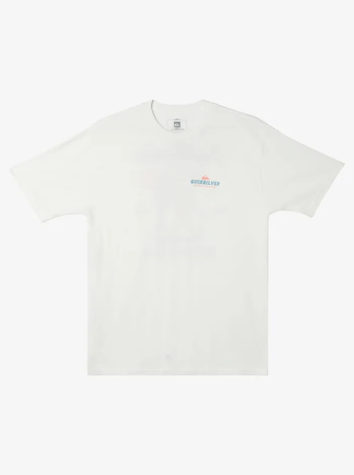 Tees Men Quiksilver Waterman Santa QtShirt Snow White