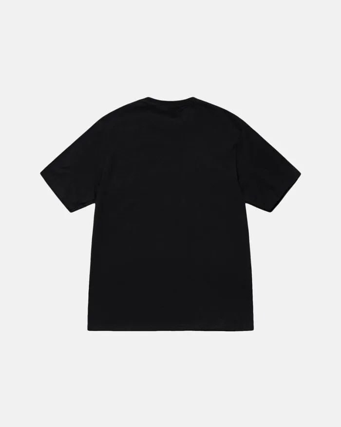 Tees Men Stussy NO4 TEE Black Tees Men Stussy NO4 TEE Black