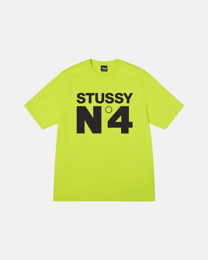 Tees Men Stussy NO4 TEE Keylime