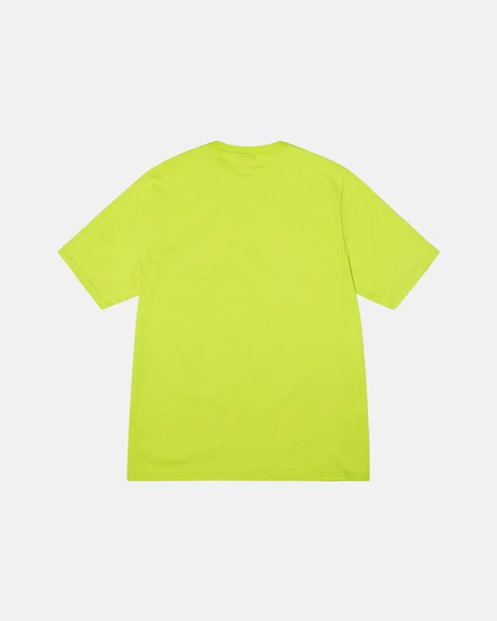 Tees Men Stussy NO4 TEE Keylime Tees Men Stussy NO4 TEE Keylime