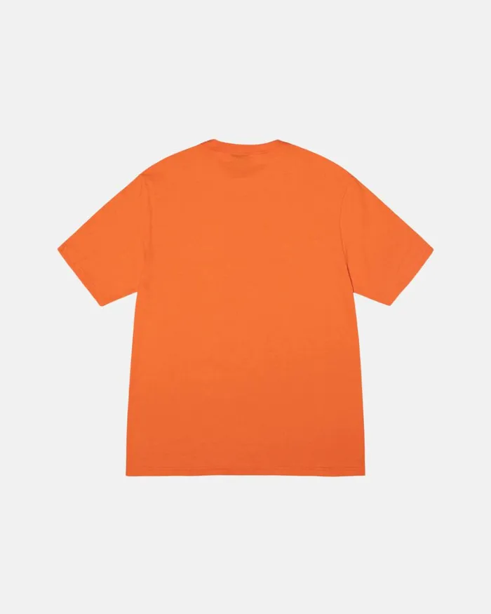 Tees Men Stussy RACECAR TEE Coral Tees Men Stussy RACECAR TEE Coral