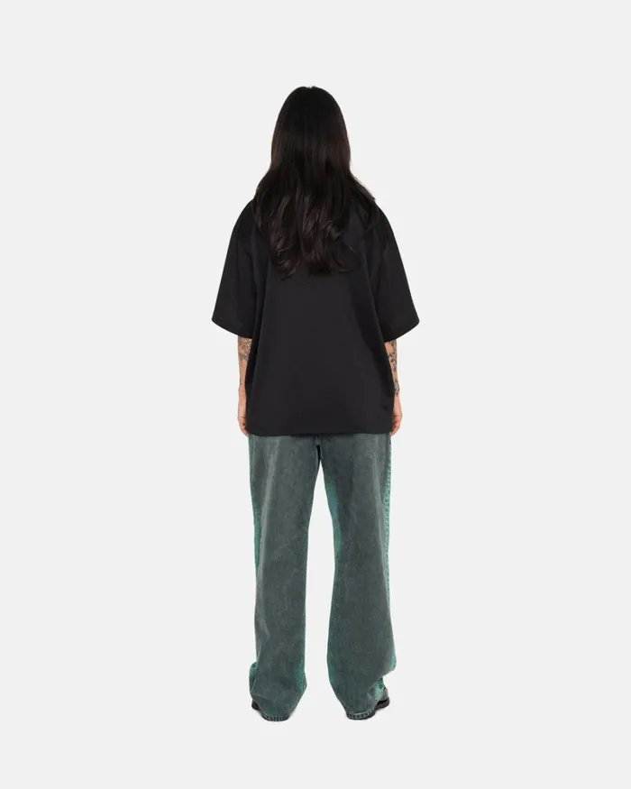 Tops and Shirts Men Stussy 4X4 MESH FOOTBALL JERSEY Black Tops and Shirts Men Stussy 4X4 MESH FOOTBALL JERSEY Black