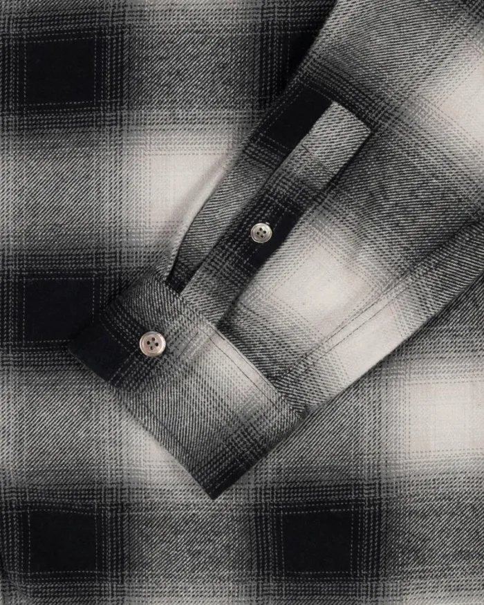 Tops and Shirts Men Stussy BAY PLAID SHIRT Charcoal Tops and Shirts Men Stussy BAY PLAID SHIRT Charcoal