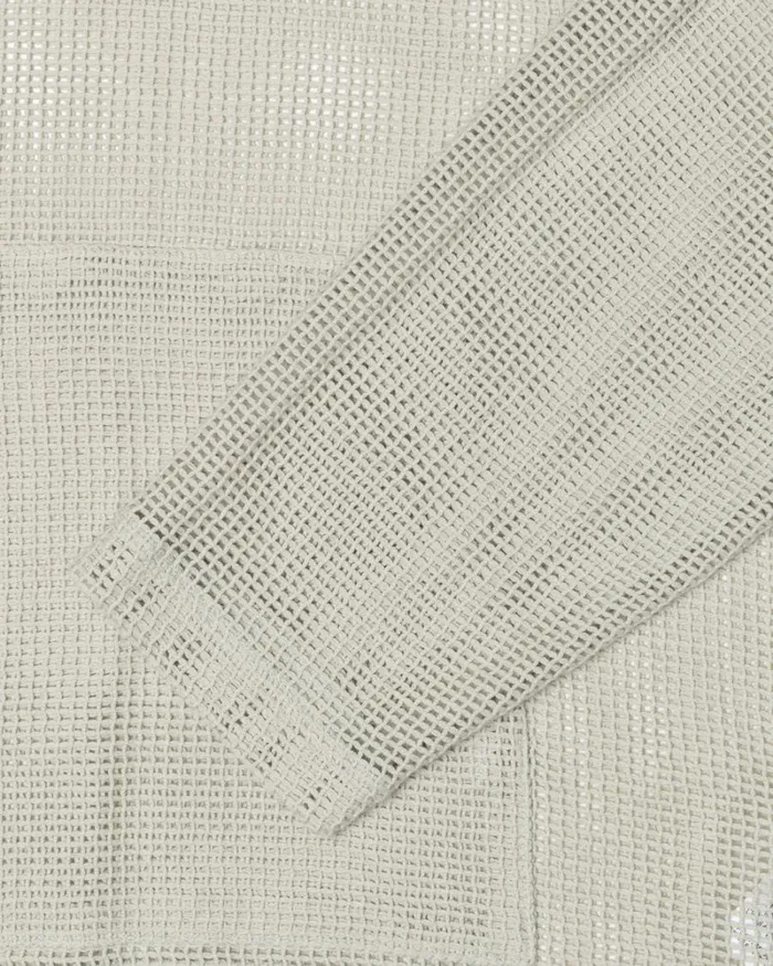 Tops and Shirts Men Stussy COTTON MESH HOODIE Bone Tops and Shirts Men Stussy COTTON MESH HOODIE Bone