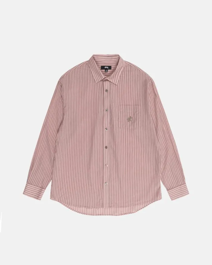 Tops and Shirts Men Stussy LIGHTWEIGHT CLASSIC SHIRT Brick