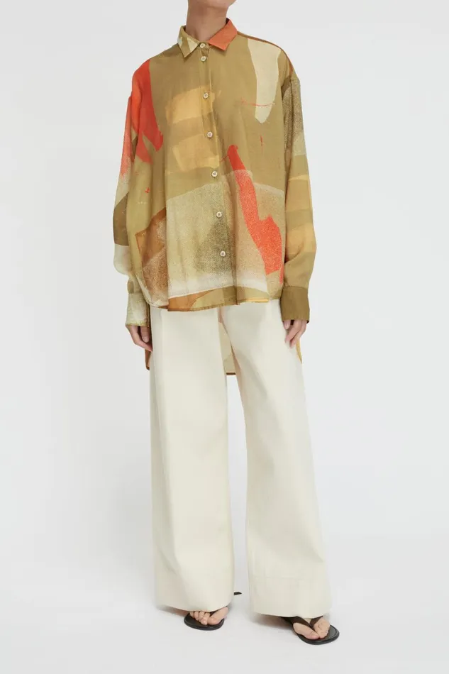 Tops And Shirts Women Lee Mathews Maya Long Sleeve Shirt